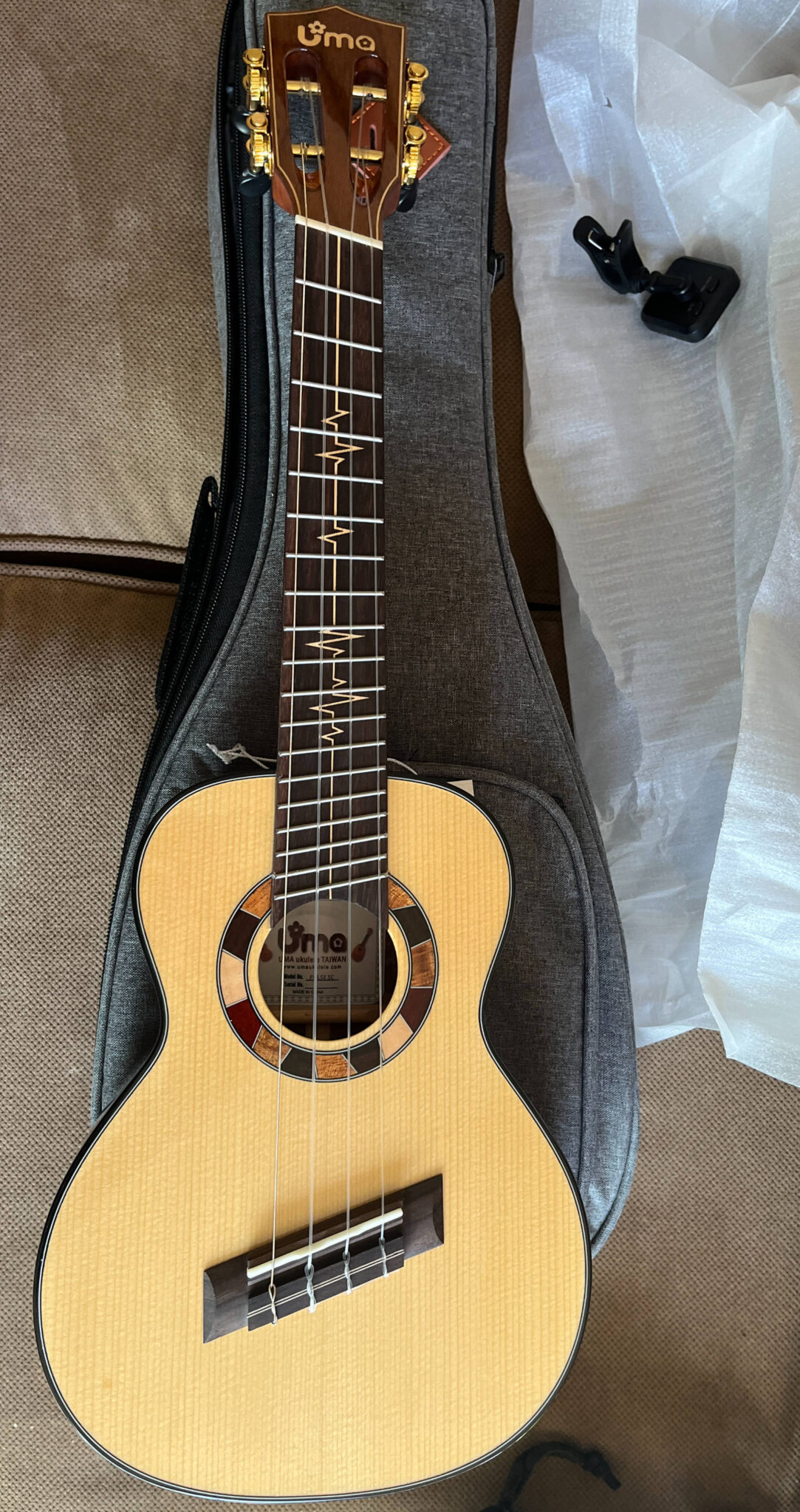 Uma Fan Fret Ukulele.